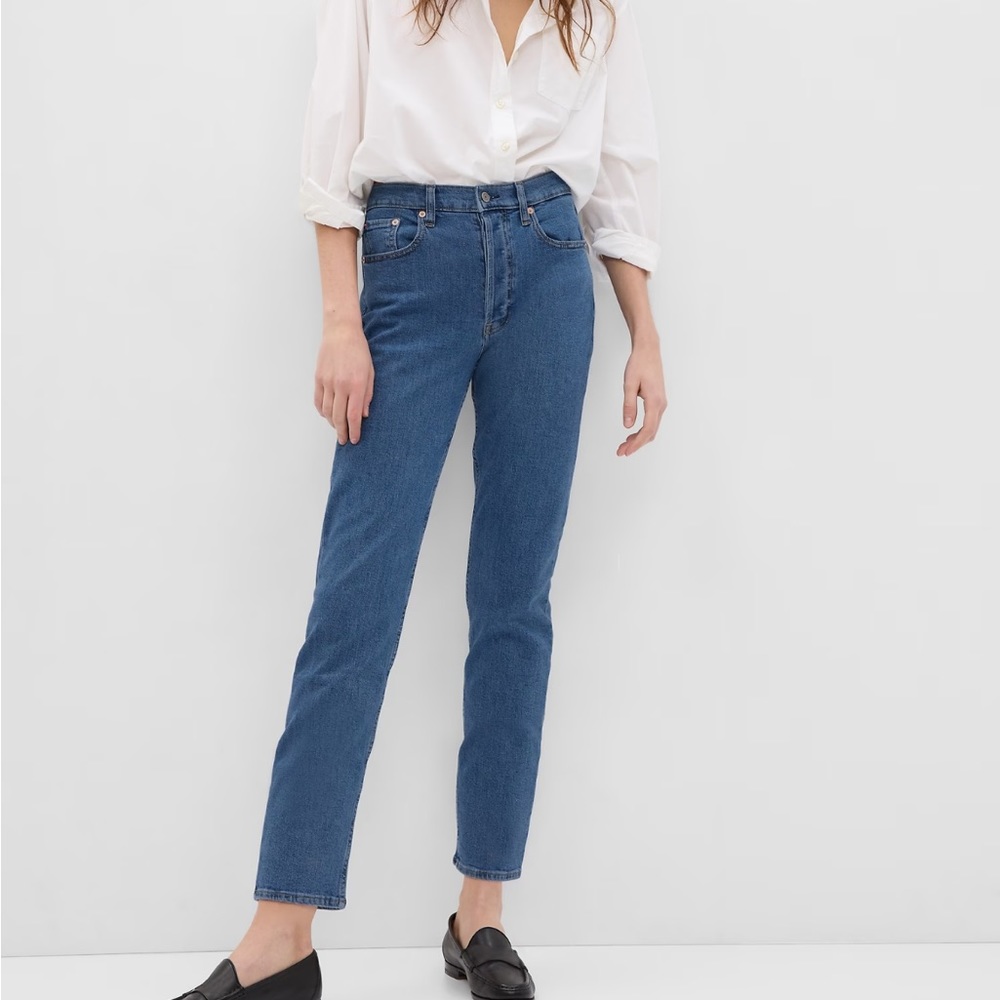 Gap | High Rise Cheeky Straight Jeans with Washwell 30